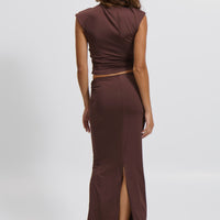 Gabby Maxi Skirt Coffee