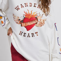 Wandering Hearts Top White