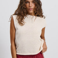 Kaisha Crop Knit Cream
