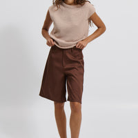Kaisha Crop Knit Mocha