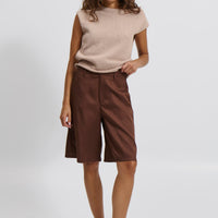 Kaisha Crop Knit Mocha