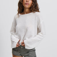 Shaye Long Sleeve Top White