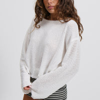 Shaye Long Sleeve Top White