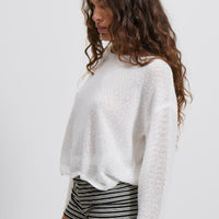Shaye Long Sleeve Top White