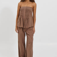 Ginny Pant Set Chocolate