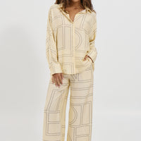 Tassie Long Sleeve Top Cream