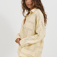 Tassie Long Sleeve Top Cream