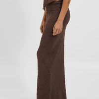Summer Lace Skirt Chocolate - FINAL SALE