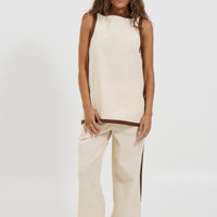 Pia Top Beige - FINAL SALE