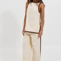 Pia Top Beige - FINAL SALE