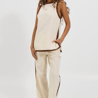 Pia Top Beige - FINAL SALE