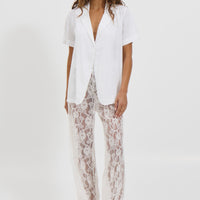 Karla Short Sleeve Shirt White
