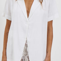Karla Short Sleeve Shirt White