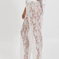 Tamika Lace Pant White