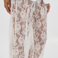 Tamika Lace Pant White