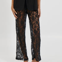 Tamika Lace Pant Black