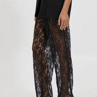 Tamika Lace Pant Black