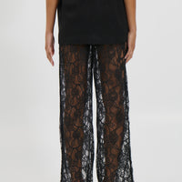 Tamika Lace Pant Black