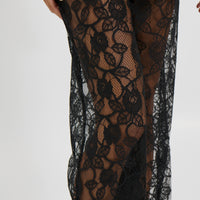 Tamika Lace Pant Black