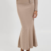 Luca Maxi Skirt Latte