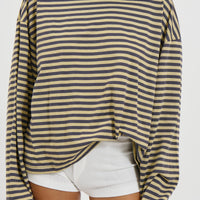 Bloom Long Sleeve Beige Stripe
