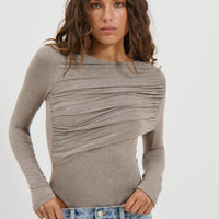 Mila Bodysuit Grey Marle