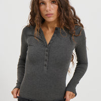 Lara Bodysuit Dark Heather Grey