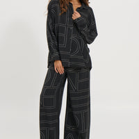 Tassie Long Sleeve Top Black