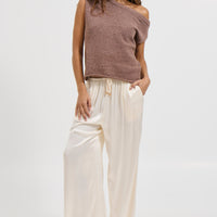 Kaisha Crop Knit Hazelnut