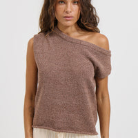 Kaisha Crop Knit Hazelnut