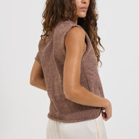 Kaisha Crop Knit Hazelnut