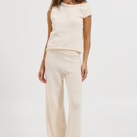 Jen Knit Pant Cream