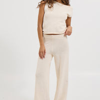 Jen Knit Pant Cream