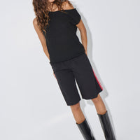 Kaisha Crop Knit Black