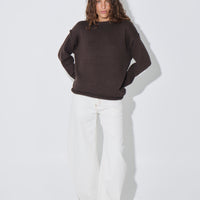 Toni Knit Jumper Chocolate