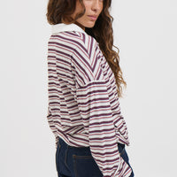 Wynter Rugby Sweater Berry
