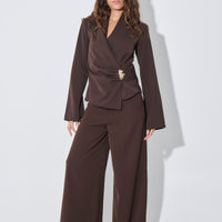 Sharna Pant Dark Brown