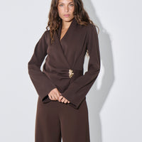Sharna Pant Dark Brown
