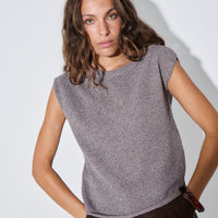 Kaisha Crop Knit Storm