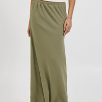 Bell Maxi Skirt Moss - FINAL SALE