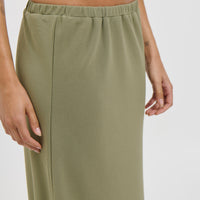 Bell Maxi Skirt Moss - FINAL SALE
