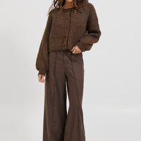Valley Cardigan Chocolate