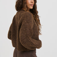 Valley Cardigan Chocolate