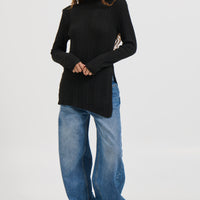 Lexa Knit Top Black