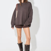 Nikova Knit Jumper Chocolate