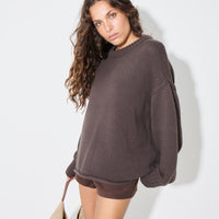 Nikova Knit Jumper Chocolate