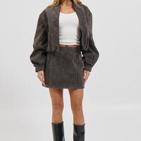 Clara Mini Skirt Grey