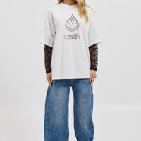 Tequila Lace Tee White