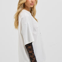 Tequila Lace Tee White