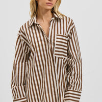 Assa Shirt Chocolate